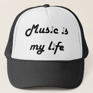 Musik ist mein Leben-Hut Truckerkappe