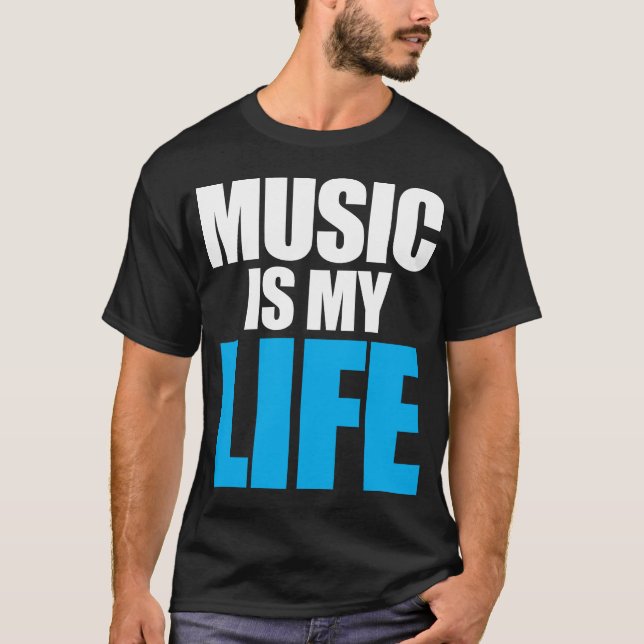 Musik ist mein Leben T-Shirt (Vorderseite)