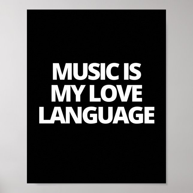 Musik ist meine Liebe Poster (Vorne)