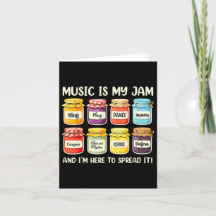 Musik ist meine Musik, die ich lover Musiklehrerin Karte