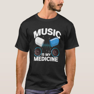 Musik ist meine Orchester der Medicine-Musikkapell T-Shirt