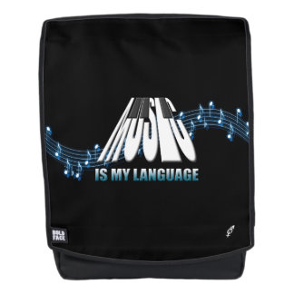 Musik ist meine Sprache Rucksack