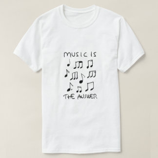 Musik ist meine Therapie Zeichnend Print Poster T-Shirt