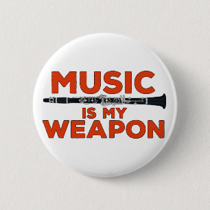 Musik ist meine Waffe Button