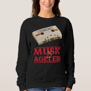 Musik ist ohne Retro-Kassettenband Sweatshirt