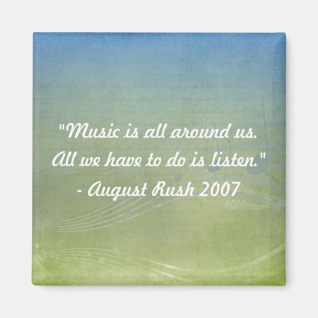 Musik ist überall in unserem Magnet (Vorne)