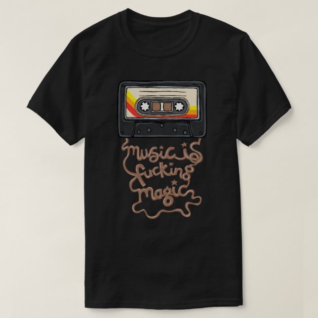Musik ist zauberhaft T-Shirt (Design vorne)