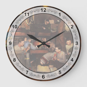 Musik - Jam Session 1918 Große Wanduhr