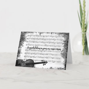 Musik Karriere Glückwunschkarte Karte