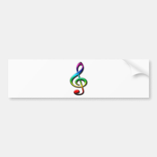 Musik-Karten und Aufkleber Autoaufkleber (Vorne)