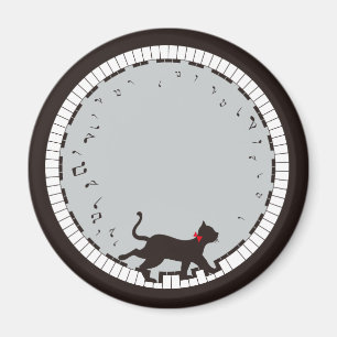 Musik-Katze Magnet
