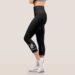 Musik Katzen Glück - Musiker Liebhaber Zitat Capri Leggings