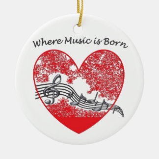 Musik Keramikornament