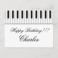 Musik-Klavier befestigt Schwarz-weißes