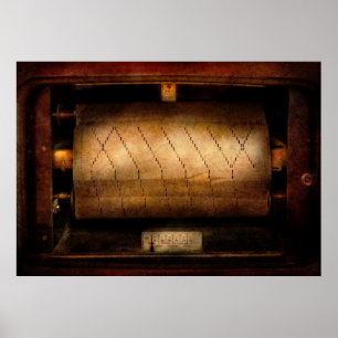 Musik - Klavier - Binärcode Poster