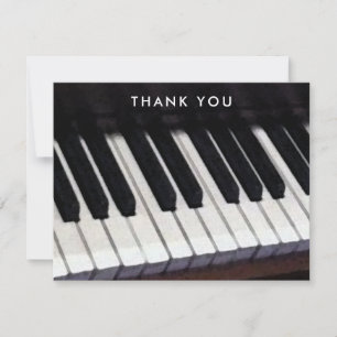 Musik Klavier Dankeskarte