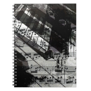 Musik, Klavierdekor (10) Notizblock