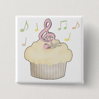 Musik-kleiner Kuchen Button