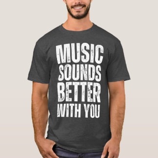 Musik klingt besser mit Vintag T-Shirt