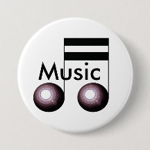 Musik-Knopf-Button-Musiker-Lehrer-Band