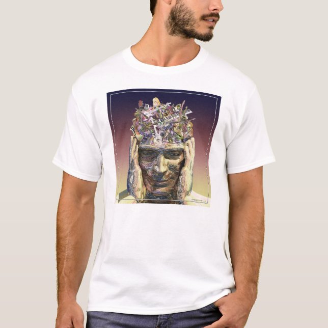 Musik-Kopf T-Shirt (Vorderseite)