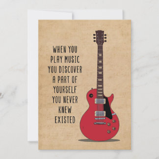 Musik Kunst beim Musikspielen Einladung