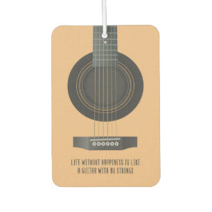 Musik Kunst Eine Gitarre ohne Zeichen Autolufterfrischer
