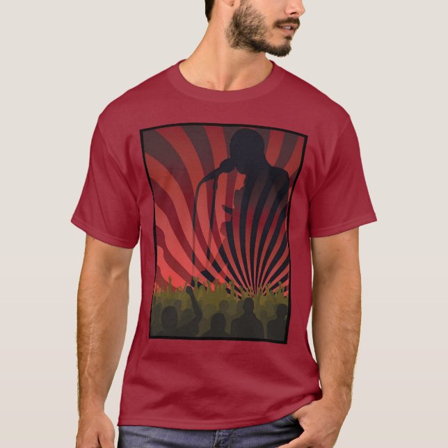 Musik-Kunst T-Shirt (Vorderseite)