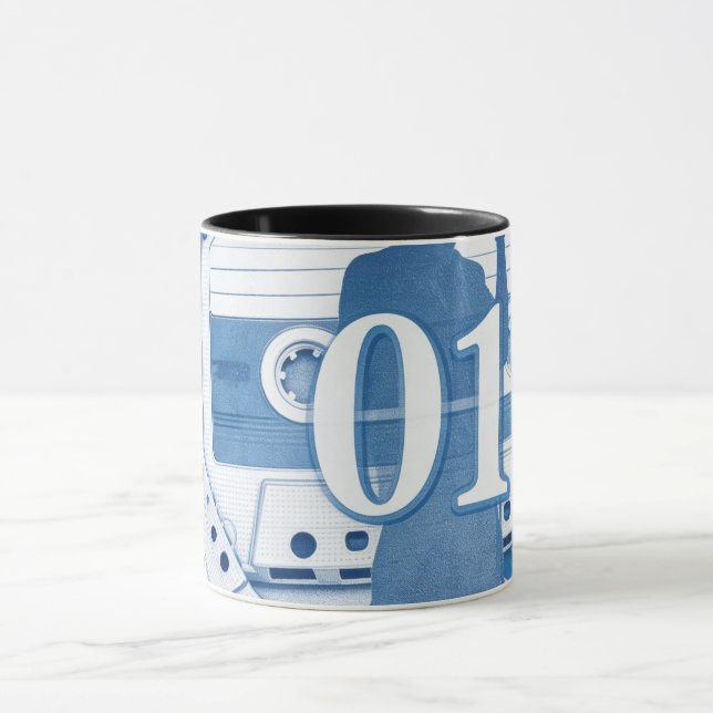 Musik-Langarm-Grafik Tasse (Zentrum)