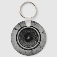 Musik-Lautsprecher an einer knackigen Wand