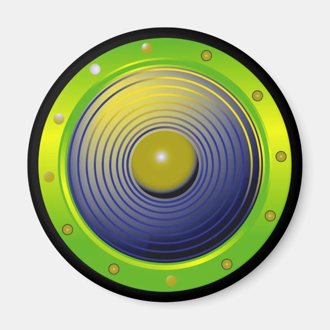 MUSIK-LAUTSPRECHER MAGNET (Vorne)