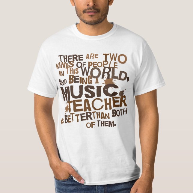 Musik-Lehrer-Geschenk T-Shirt (Vorderseite)