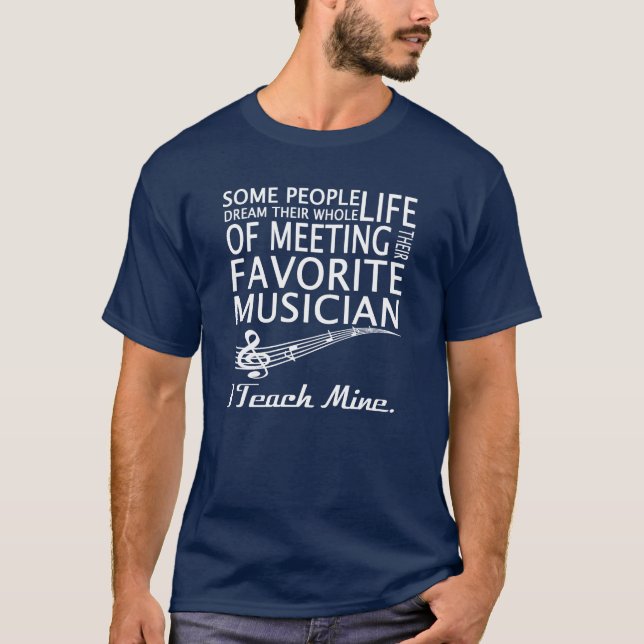Musik-Lehrer T-Shirt (Vorderseite)