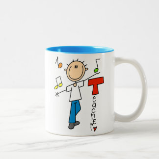 Musik-Lehrer Zweifarbige Tasse