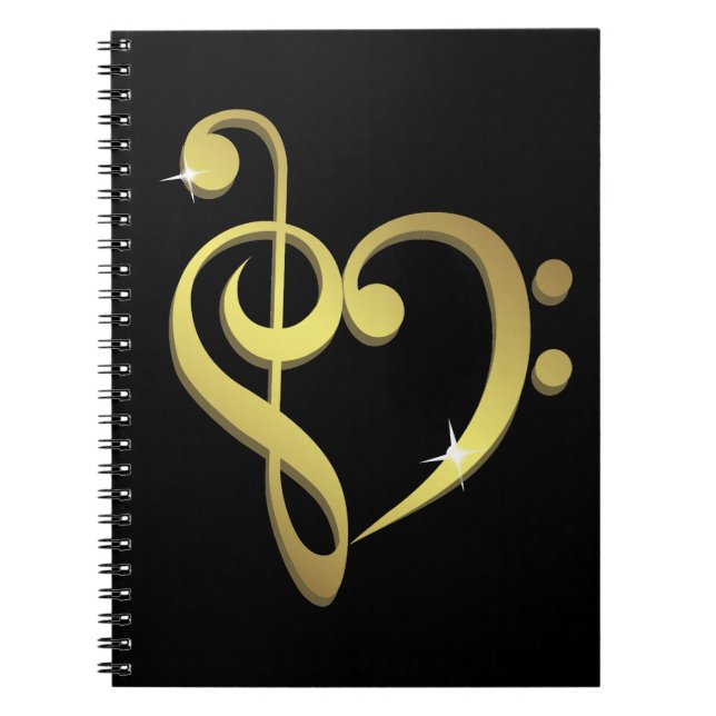 Musik-Liebenotizbuch Notizblock (Vorderseite)