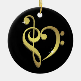 Musik-Liebeverzierung Keramik Ornament