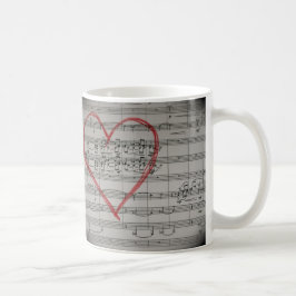 Musik-Liebhaber-Tasse Kaffeetasse