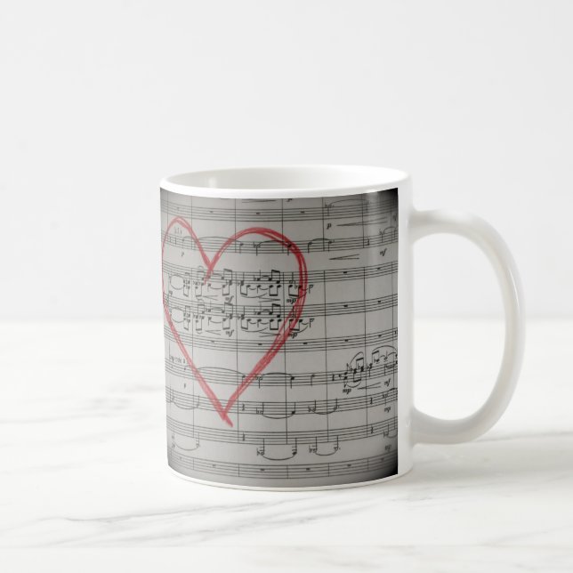 Musik-Liebhaber-Tasse Kaffeetasse (Rechts)