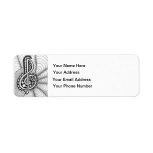 Musik liebt Treble Clef Design