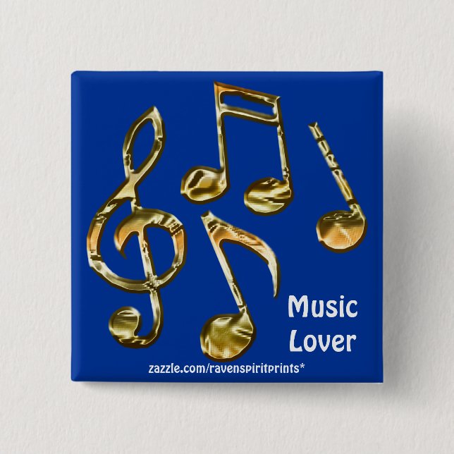 MUSIK LOVER Collection Button (Vorderseite)