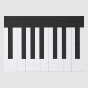 Musik-Lover-Musikinstrument-Klavier-Tastatur Seidenpapier