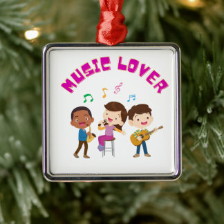 MUSIK LOVER ORNAMENT AUS METALL