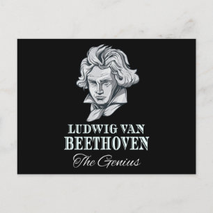 Musik - Ludwig van Beethoven Das Genie Postkarte