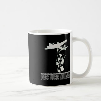 Musik machen. Kein Krieg. Kaffeetasse