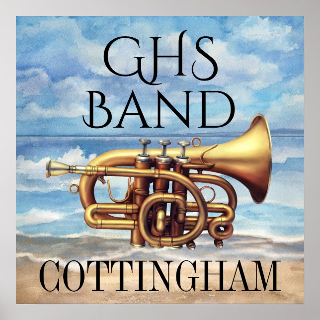 Musik machen poster (Vorne)