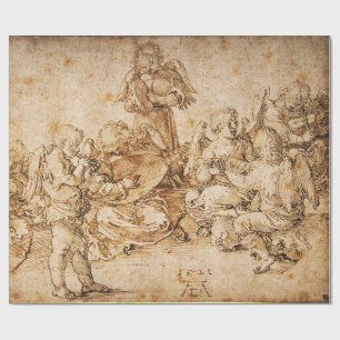 Musik machende Engel von Albrecht Dürer Geschenkpapier