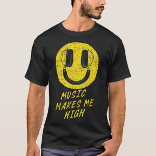 Musik macht mich zu einem Coolen Hip Hop Rap elekt T-Shirt