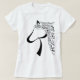 Musik-Mähnen-Pferd T-Shirt (Design vorne)