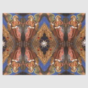 MUSIK MAKING ANGELN MIT EINEM VIELEN Weihnachtsfes Seidenpapier