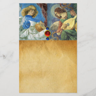 MUSIK MAKING CHRISTMAS ANGELS Parchment Briefpapier